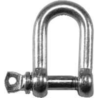 Faithfull Zinc Plated D Shackle 8mm Pack of 2