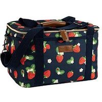 Summerhouse By Navigate Strawberries &Amp; Cream Insulated Luxury Family Picnic Cool Bag - Navy